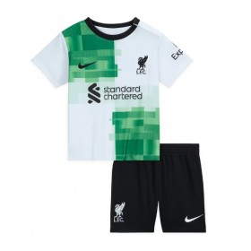 Baby Fußballbekleidung Liverpool Auswärtstrikot 2023-24 Kurzarm (+ kurze hosen)